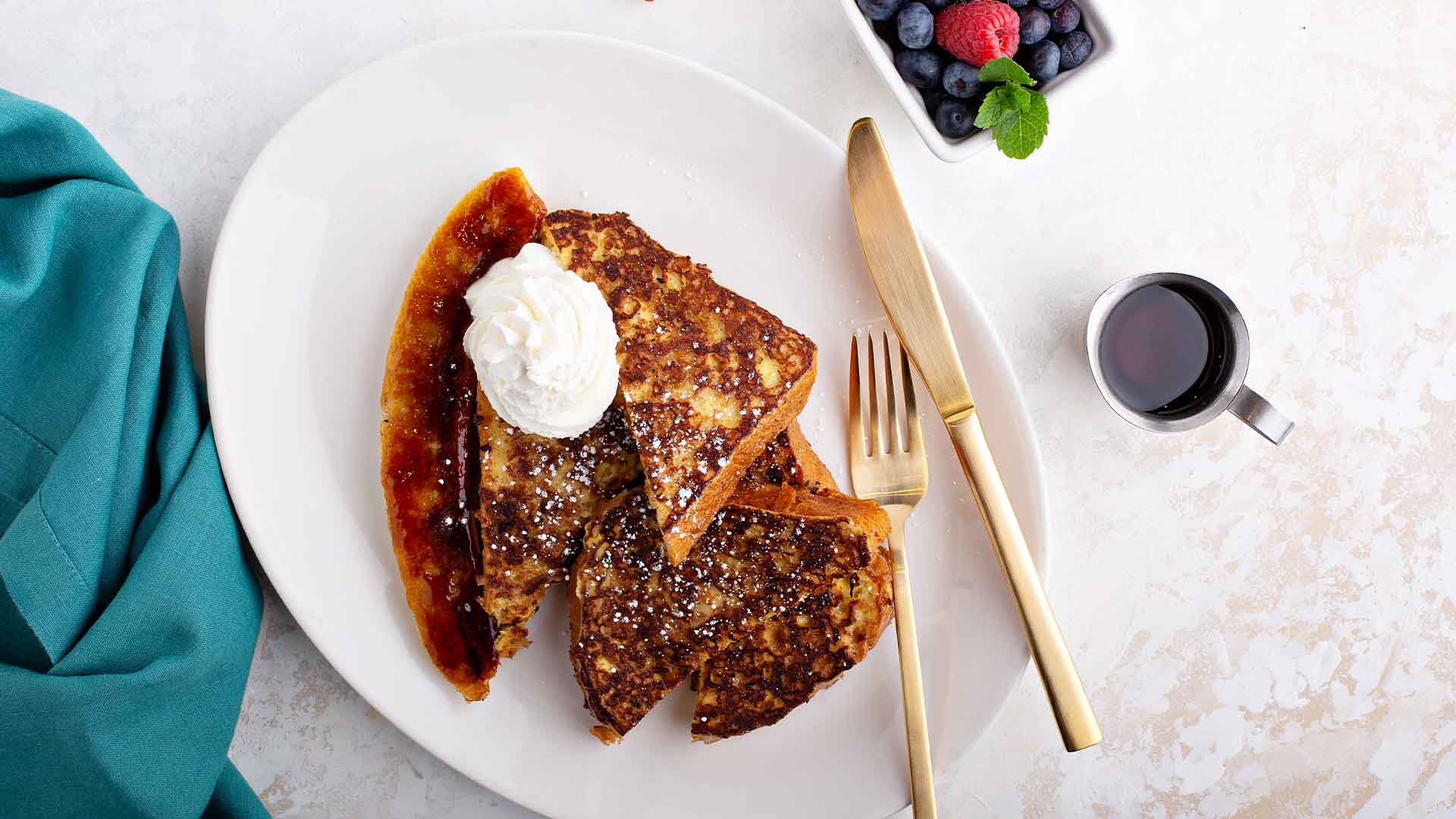 Featured image for “Brioche French Toast with Griddled Apples”