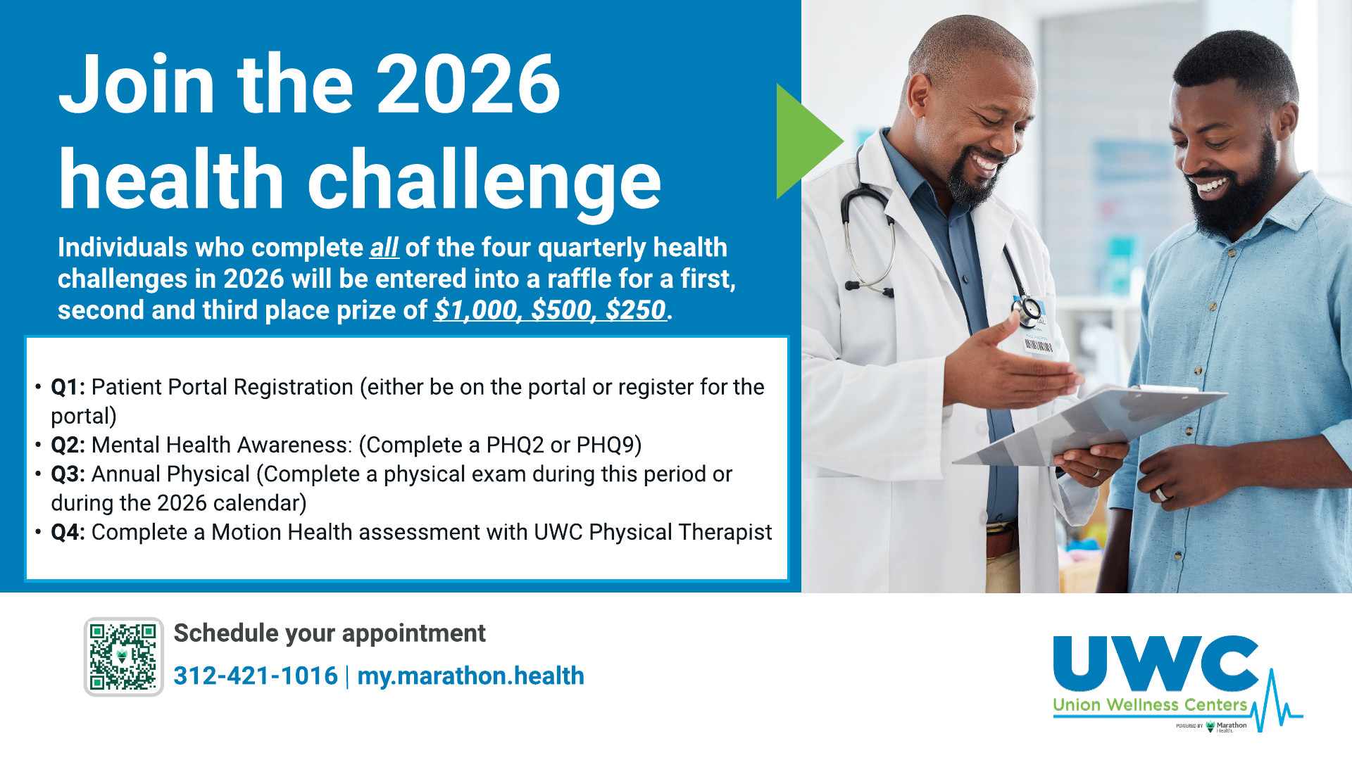 Union Wellness Centers 2026 Health Challenge